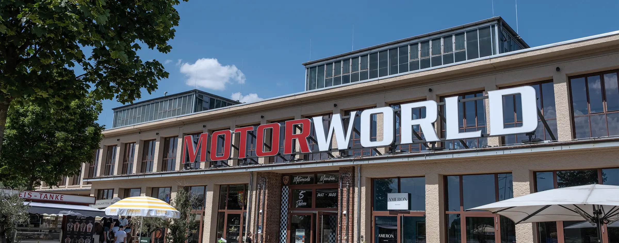 Eingang Motorworld München